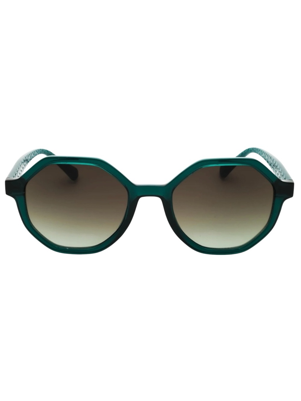 NWOT Love Moschino Green Geometric Frame Sunglasses